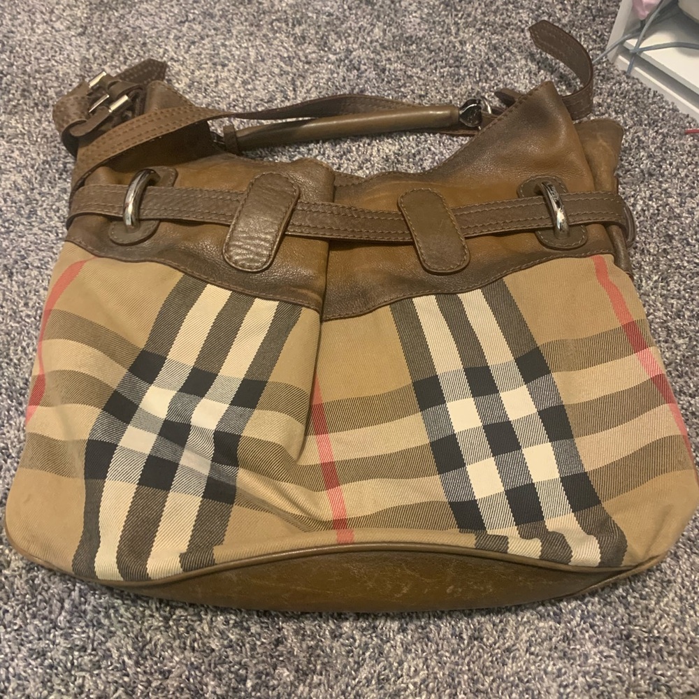 Burberry house check shoulder bag